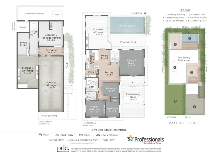 Floorplan of Homely house listing, 5 Valerie Street, Ashmore QLD 4214