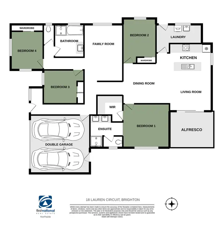 Floorplan of Homely house listing, 18 Lauren Circuit, Brighton QLD 4017