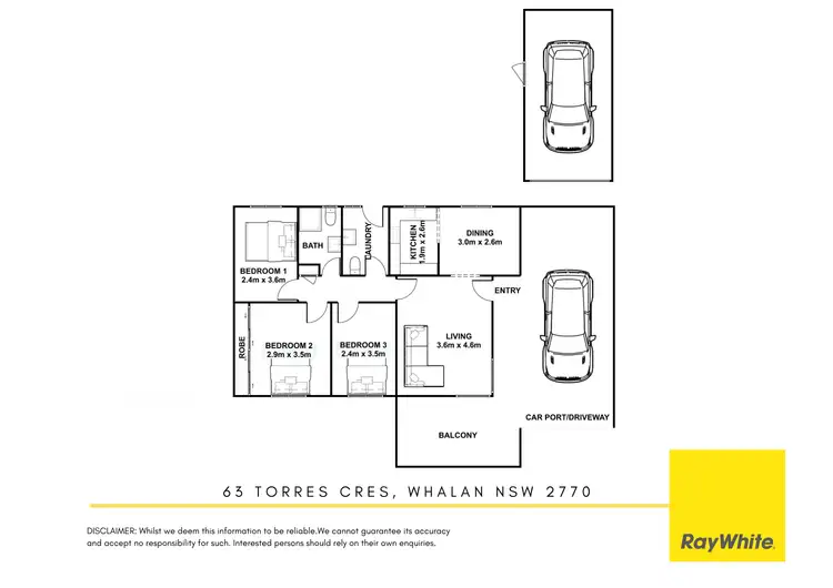 Floorplan of Homely house listing, 63 Torres Crescent, Whalan NSW 2770