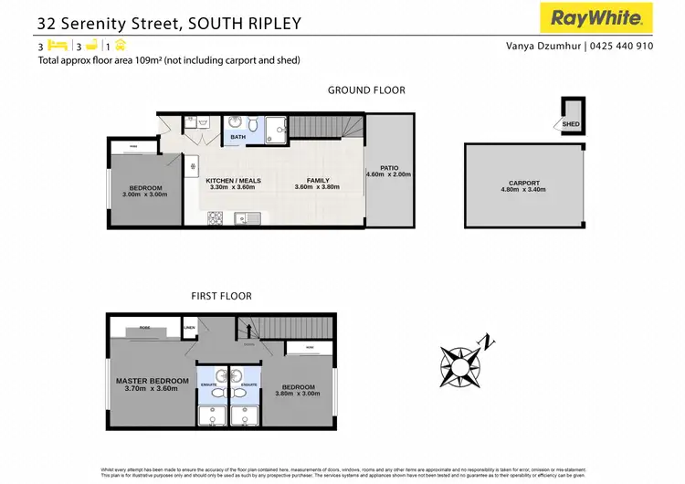 Floorplan of Homely house listing, 32 Serenity Way, South Ripley QLD 4306