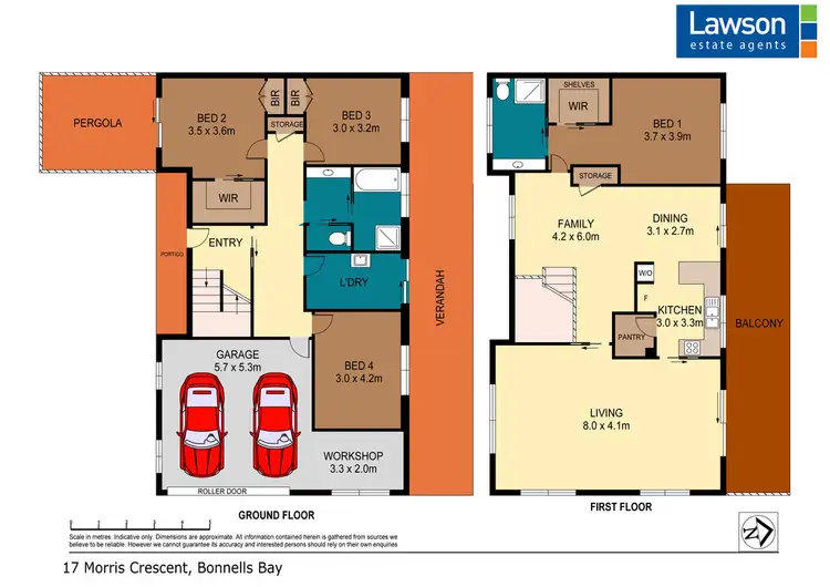 Floorplan of Homely house listing, 17 Morris Crescent, Bonnells Bay NSW 2264