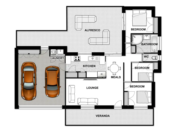 Floorplan of Homely house listing, 64 Tinaroo St, Durack QLD 4077