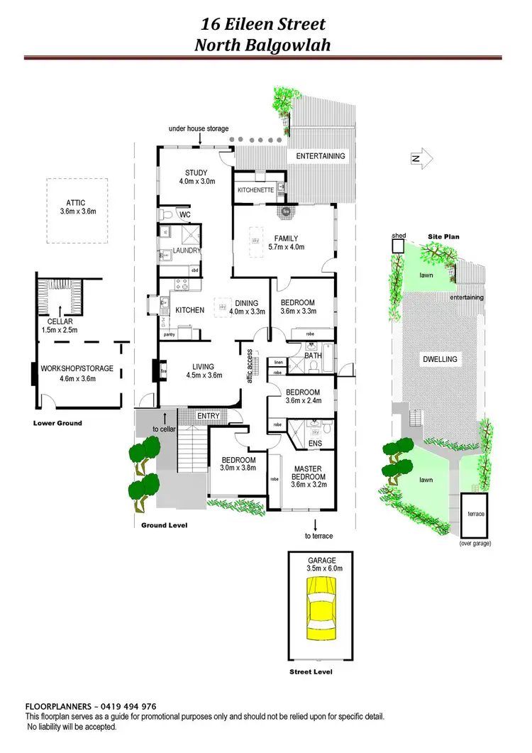 Floorplan of Homely house listing, 16 Eileen Street, North Balgowlah NSW 2093