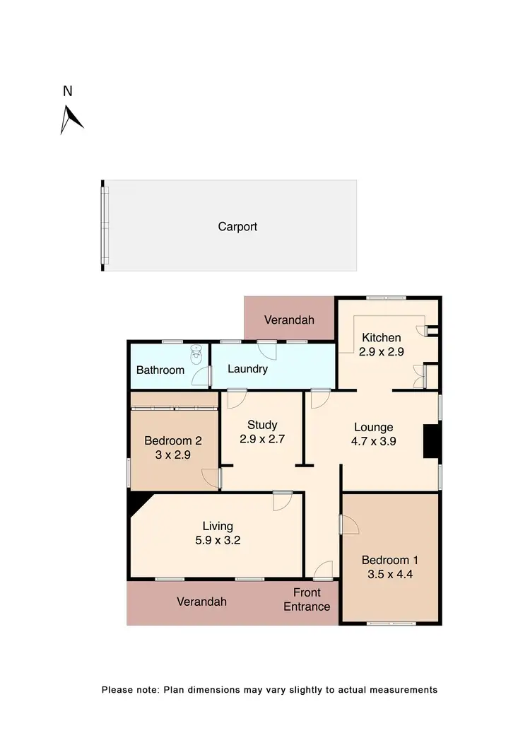 Floorplan of Homely house listing, 316 Urquhart Street, Ballarat VIC 3350