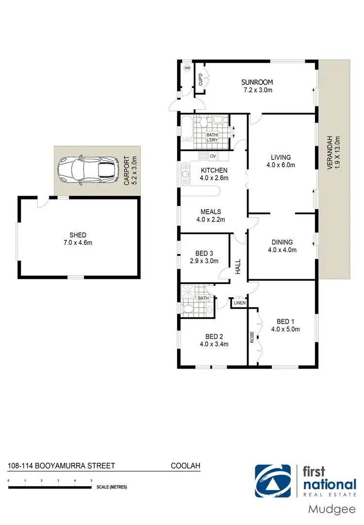 Floorplan of Homely house listing, 108-114 Booyamurra Street, Coolah NSW 2843