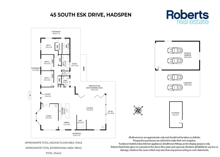 Floorplan of Homely house listing, 45 South Esk Drive, Hadspen TAS 7290