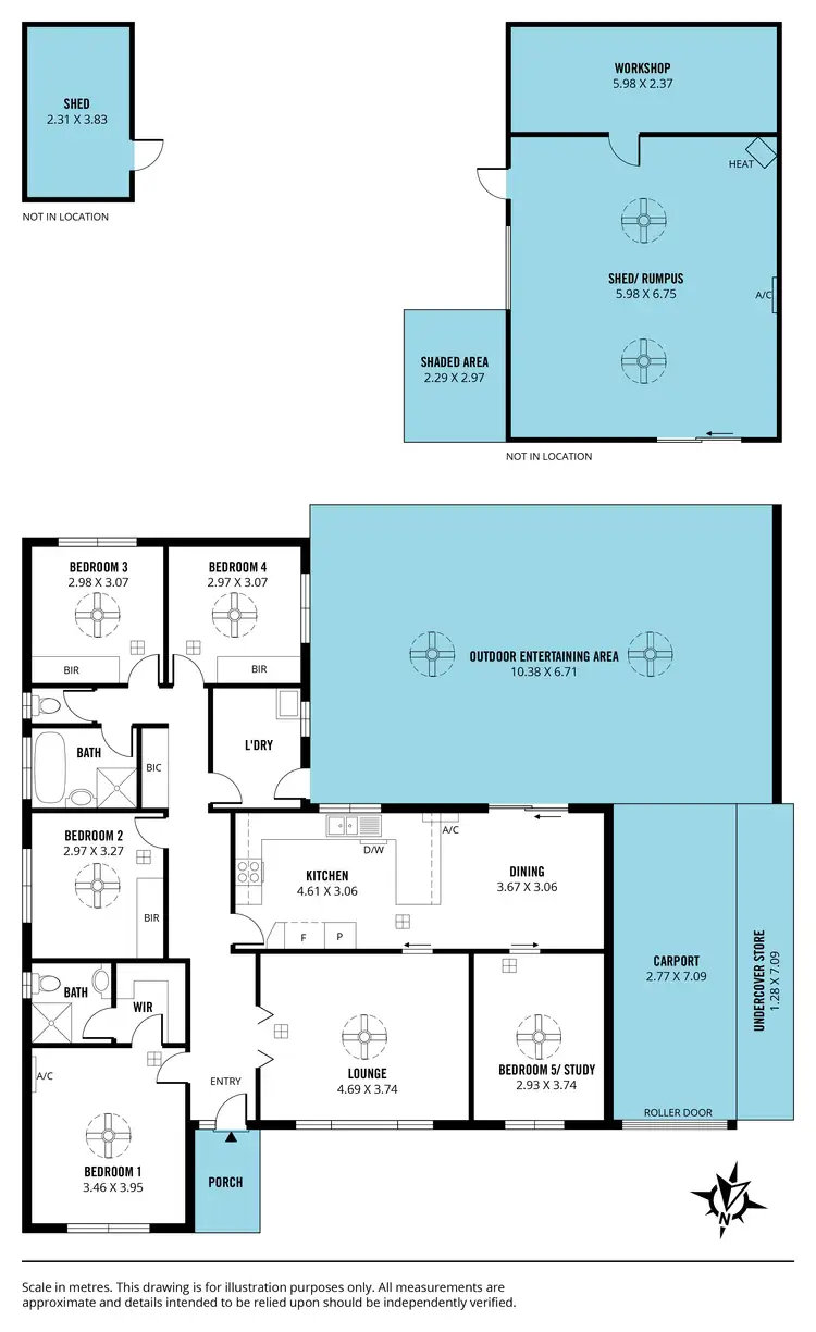 Floorplan of Homely house listing, 22 McBurney Crescent, Aldinga Beach SA 5173