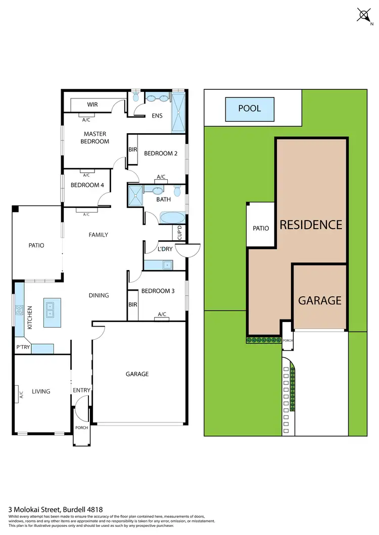Floorplan of Homely house listing, 3 Molokai Street, Burdell QLD 4818