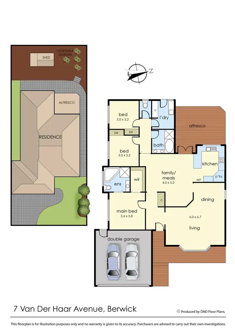 Floorplan of Homely house listing, 7 Van Der Haar Avenue, Berwick VIC 3806
