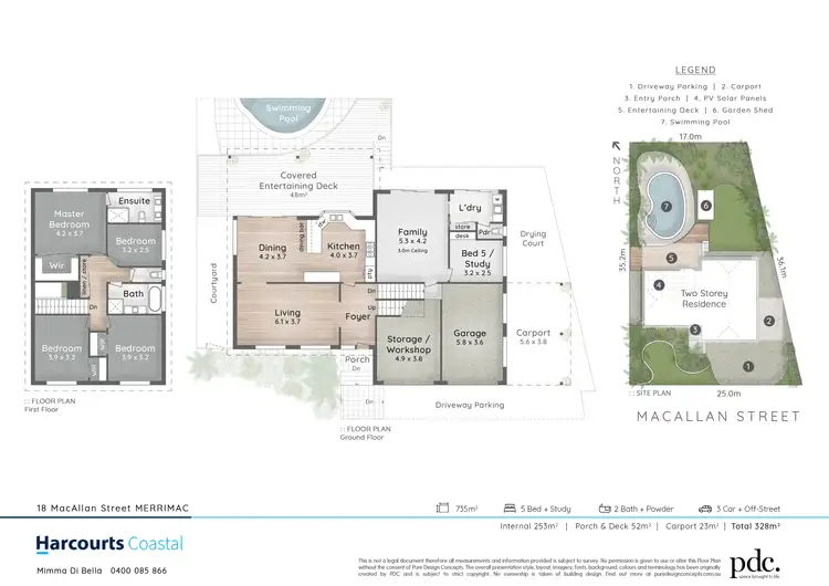 Floorplan of Homely house listing, 18 Macallan Street, Merrimac QLD 4226