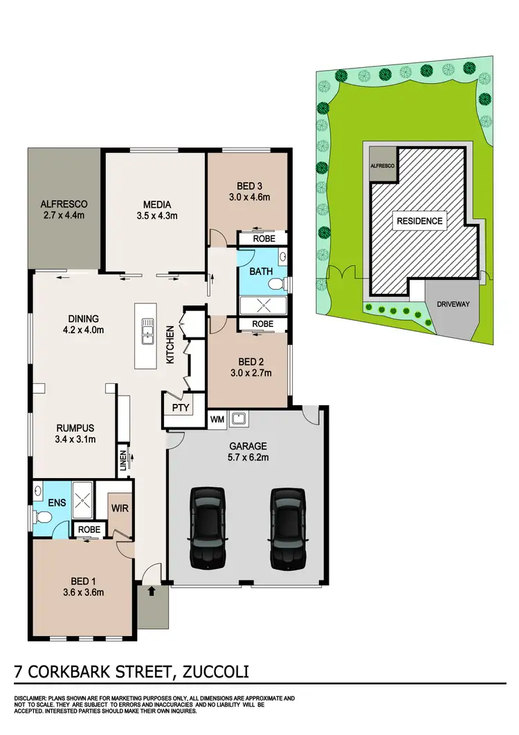 Floorplan of Homely house listing, 7 Corkbark Street, Zuccoli NT 832