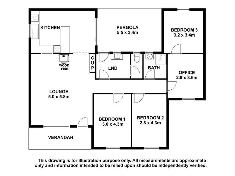 Floorplan of Homely house listing, 11 Cameron Street, Kingston Se SA 5275