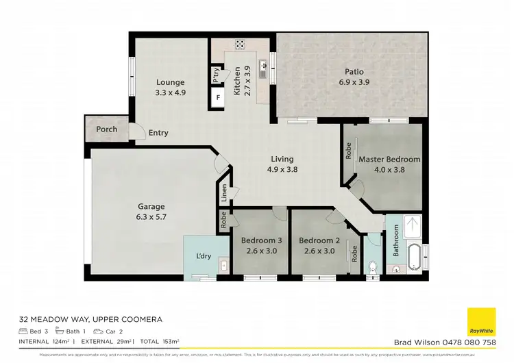 Floorplan of Homely house listing, 32 Meadow Way, Upper Coomera QLD 4209