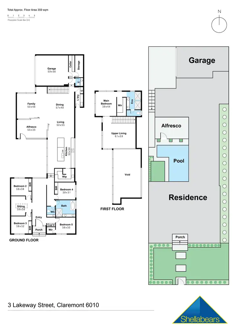 Floorplan of Homely house listing, 3 Lakeway Street, Claremont WA 6010