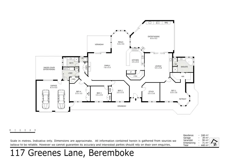 Floorplan of Homely rural property listing, 117 Greens Lane, Beremboke VIC 3342