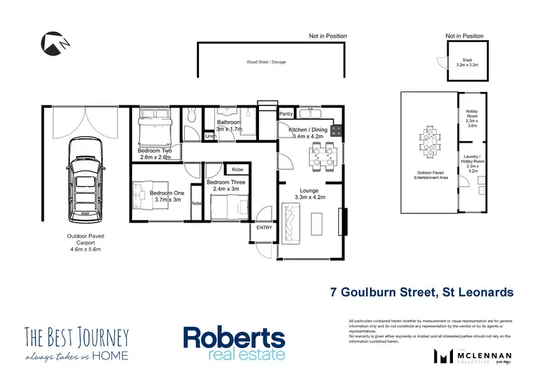 Floorplan of Homely house listing, 7 Goulburn St, St Leonards TAS 7250