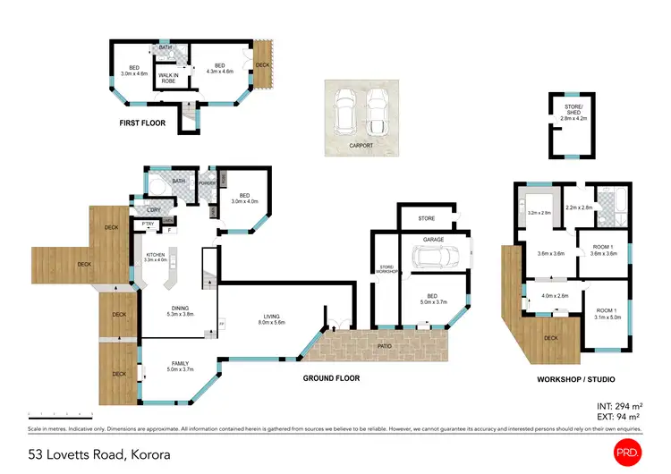 Floorplan of Homely house listing, 53 Lovetts Road, Korora NSW 2450