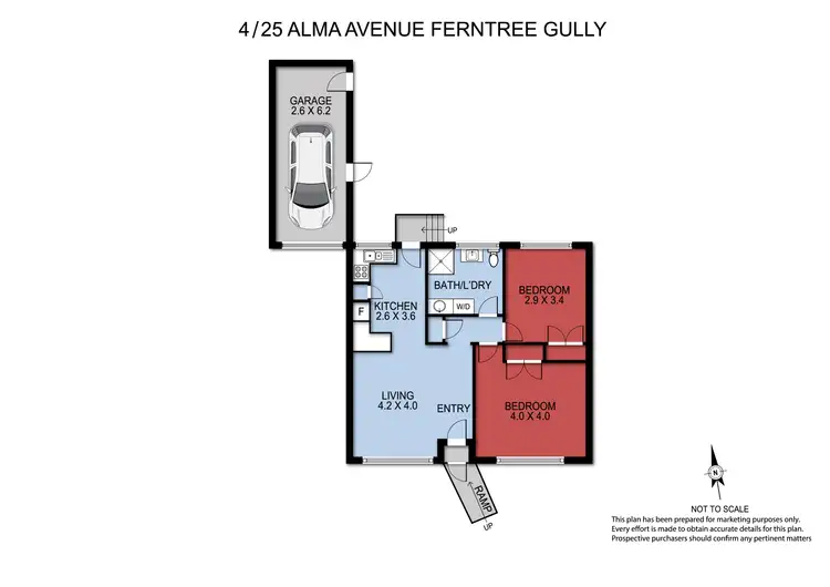 Floorplan of Homely unit listing, 4/25 Alma Avenue, Ferntree Gully VIC 3156
