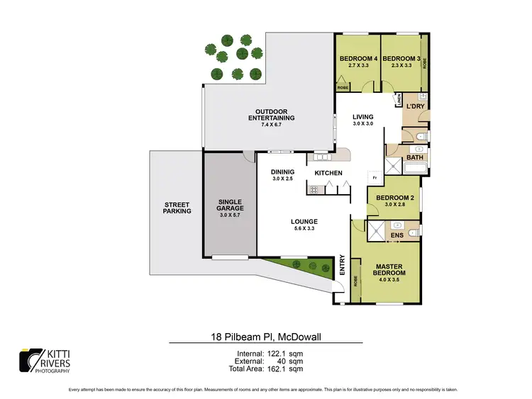 Floorplan of Homely house listing, 18 Pilbeam Place, Mcdowall QLD 4053