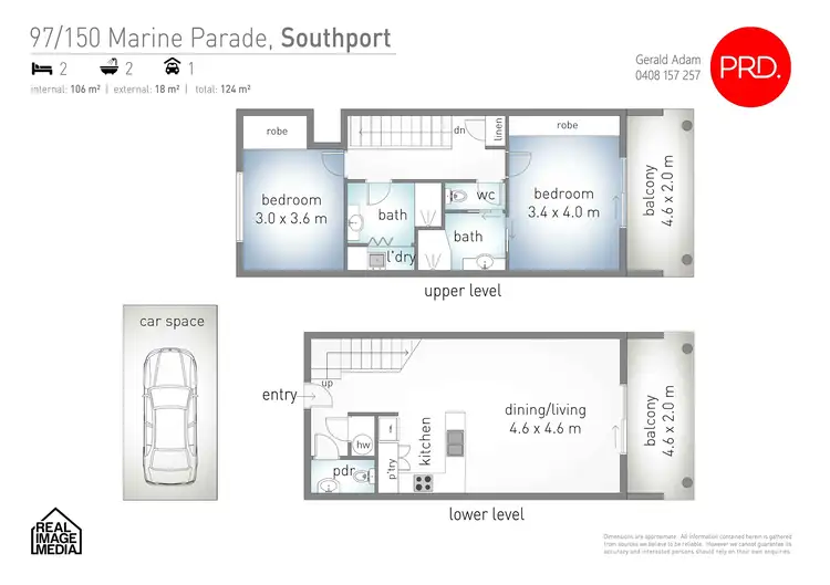 Floorplan of Homely unit listing, 97/150 Marine Parade, Southport QLD 4215