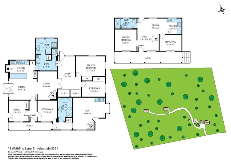 Floorplan of Homely house listing, 13 Wethling Lane, Smythesdale VIC 3351