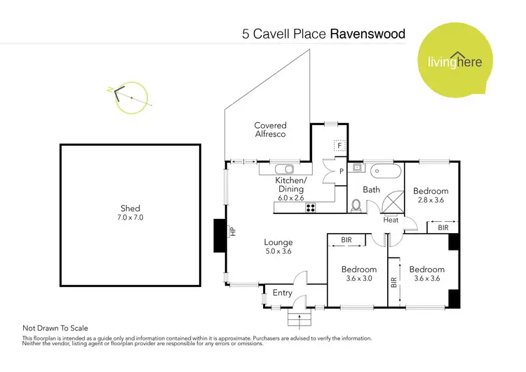 Floorplan of Homely house listing, 5 Cavell Place, Ravenswood TAS 7250