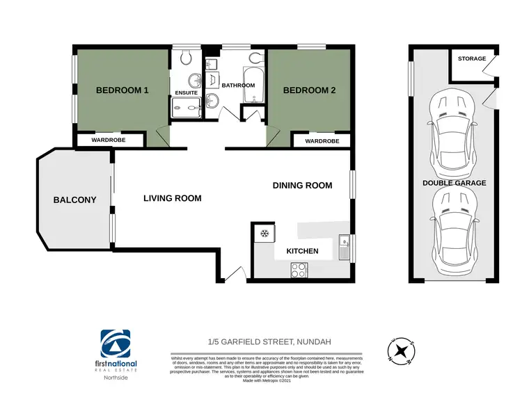 Floorplan of Homely unit listing, 1/5 Garfield Street, Nundah QLD 4012