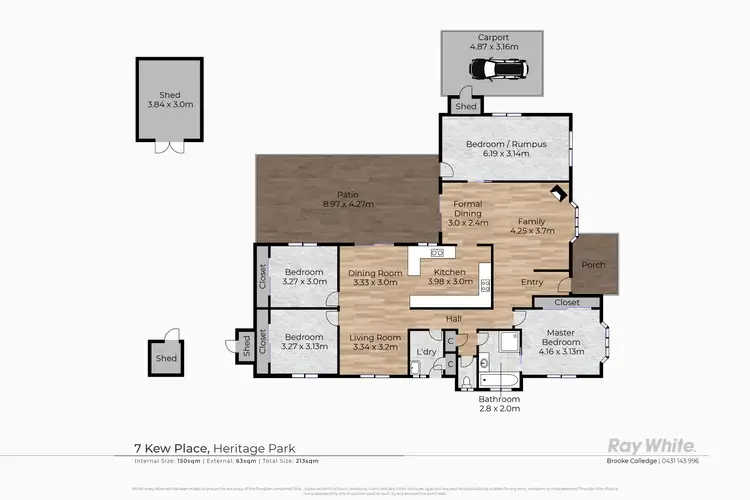 Floorplan of Homely house listing, 7 Kew Place, Heritage Park QLD 4118