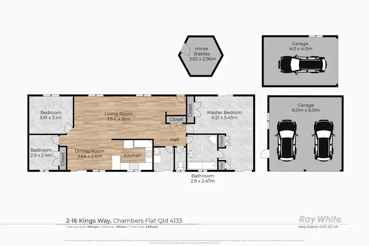 Floorplan of Homely house listing, 2-16 Kings Way, Chambers Flat QLD 4133