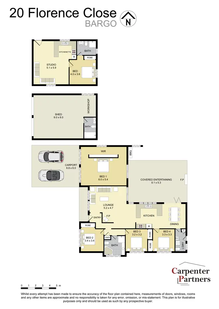 Floorplan of Homely house listing, 20 Florence Close, Bargo NSW 2574