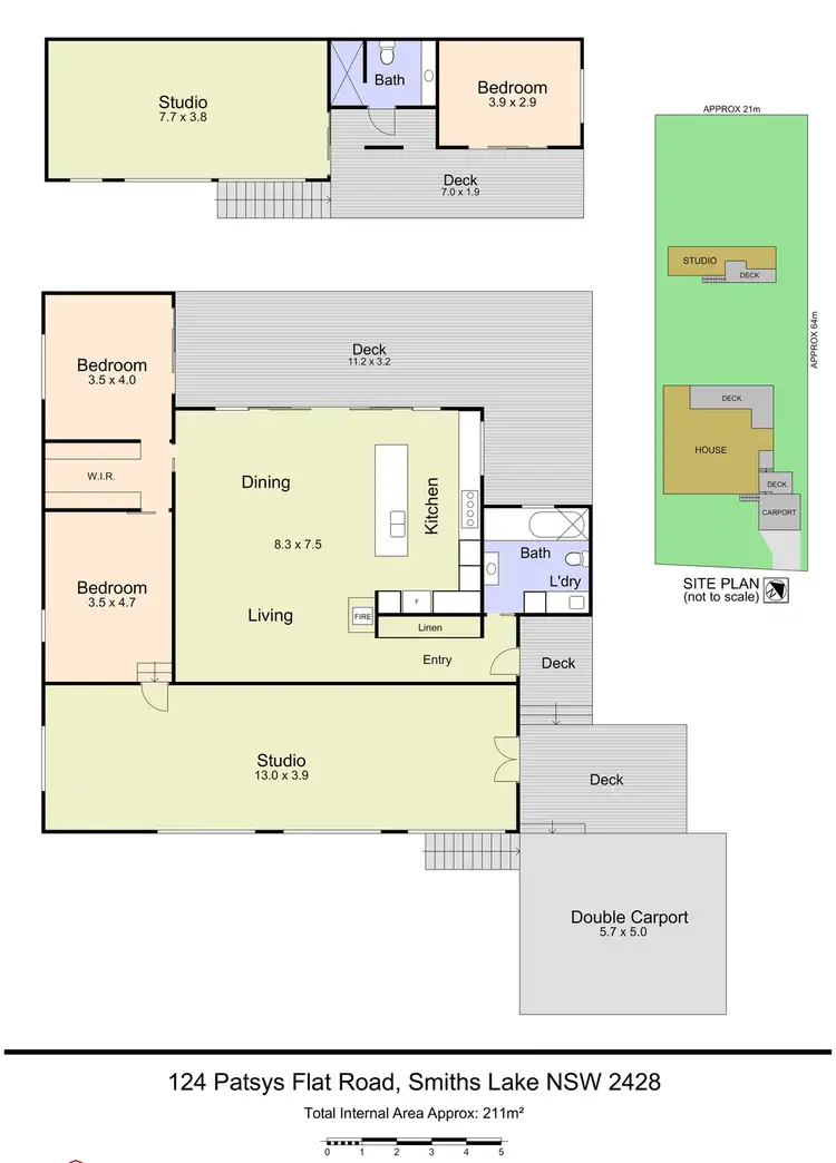 Floorplan of Homely house listing, 124 Patsys Flat Road, Smiths Lake NSW 2428