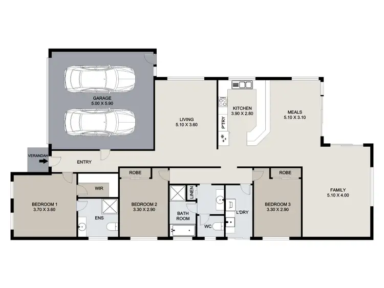 Floorplan of Homely house listing, 24 Summit Drive, Springfield Lakes QLD 4300