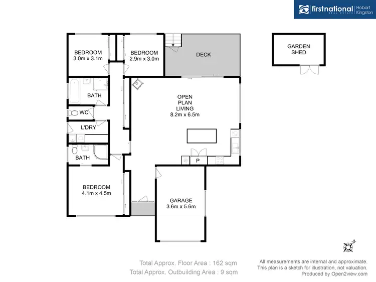 Floorplan of Homely house listing, 4 Bramley Close, Huonville TAS 7109