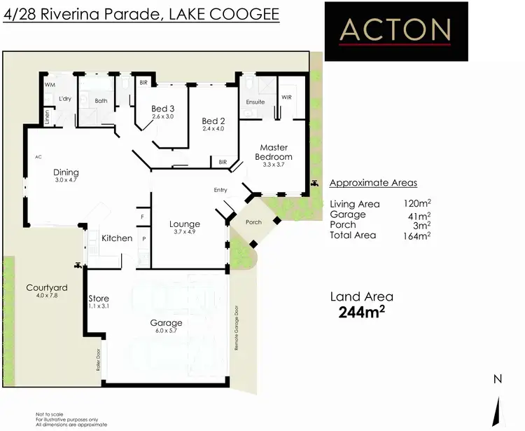 Floorplan of Homely house listing, 4/28 Riverina Parade, Lake Coogee WA 6166