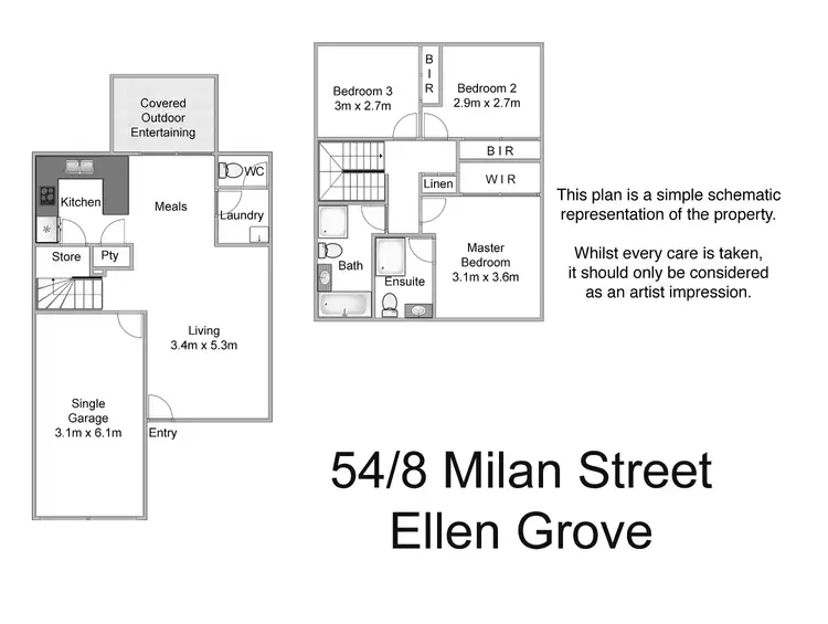 Floorplan of Homely house listing, 54/8 Milan Street, Ellen Grove QLD 4078