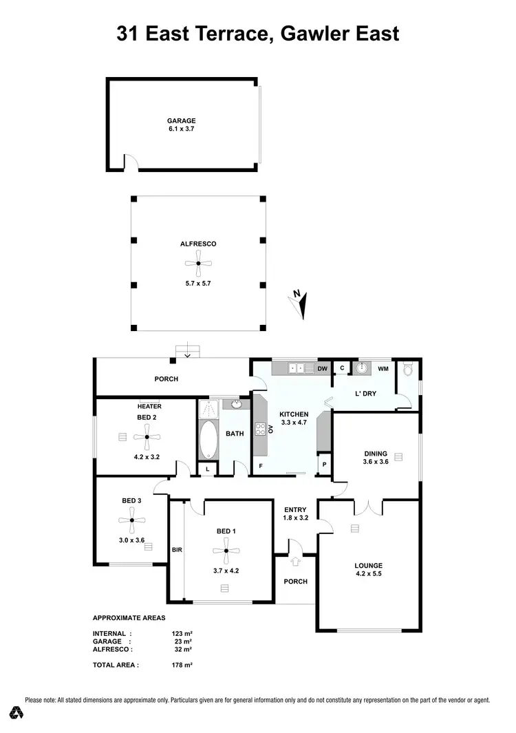 Floorplan of Homely house listing, 31 East Terrace, Gawler East SA 5118