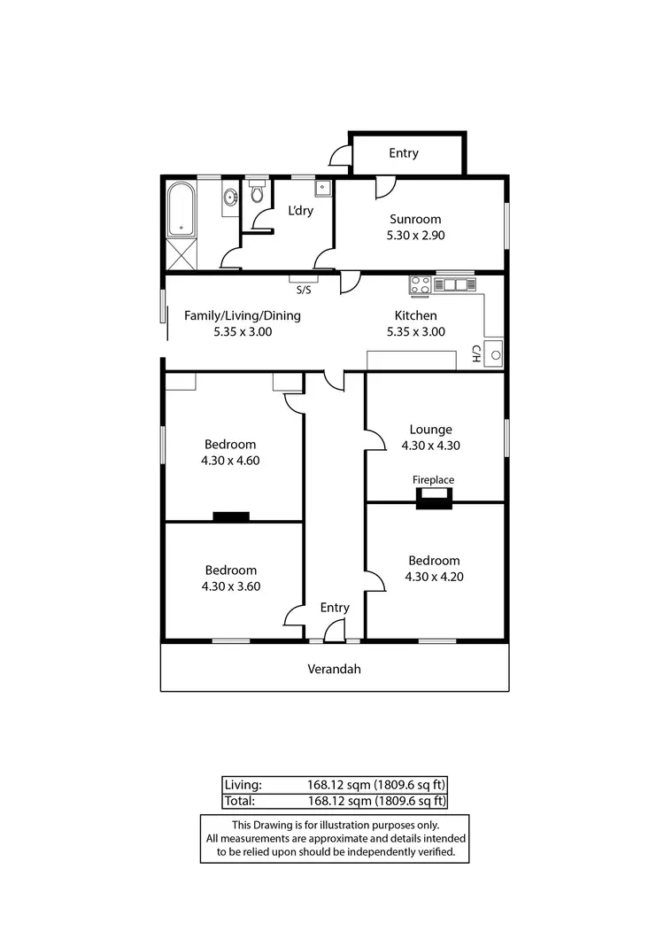 Floorplan of Homely house listing, 4 ALEXANDRA TERRACE, Jamestown SA 5491