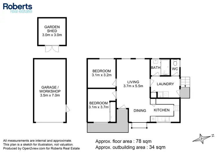 Floorplan of Homely house listing, 17 Beattie Avenue, Bicheno TAS 7215