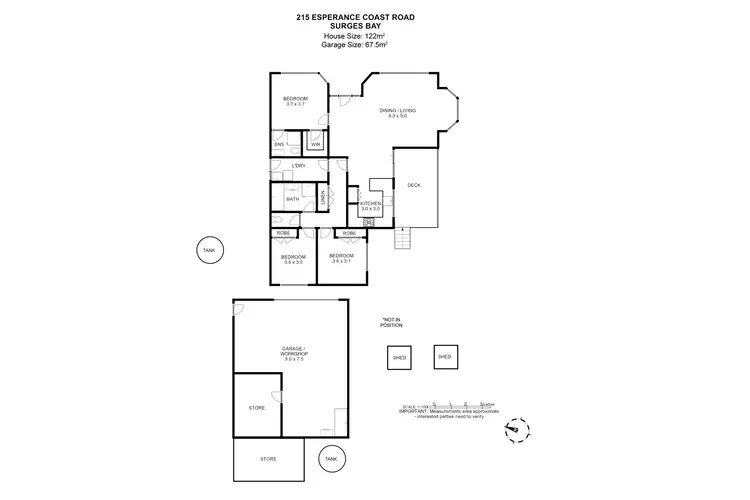 Floorplan of Homely house listing, 215 Esperance Coast Road, Surges Bay TAS 7116