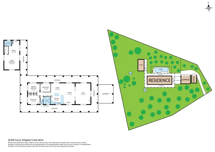 Floorplan of Homely house listing, 2K Bill Court, Alligator Creek QLD 4816
