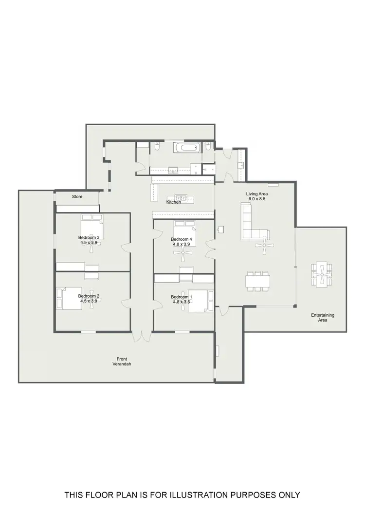 Floorplan of Homely house listing, 17 COOEE ROAD, Kybybolite SA 5262