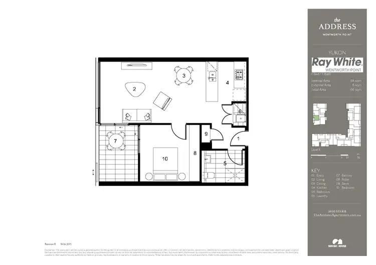 Floorplan of Homely apartment listing, 303/12 Half Street, Wentworth Point NSW 2127