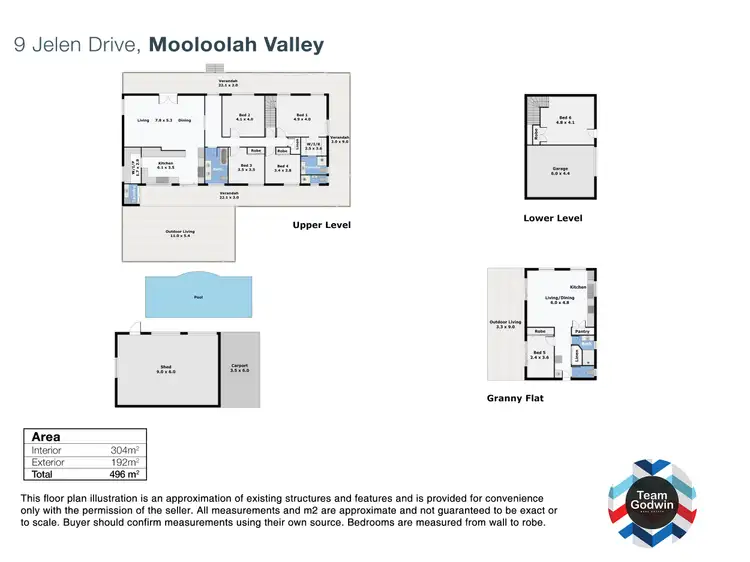 Floorplan of Homely house listing, 9 Jelen Drive, Mooloolah Valley QLD 4553