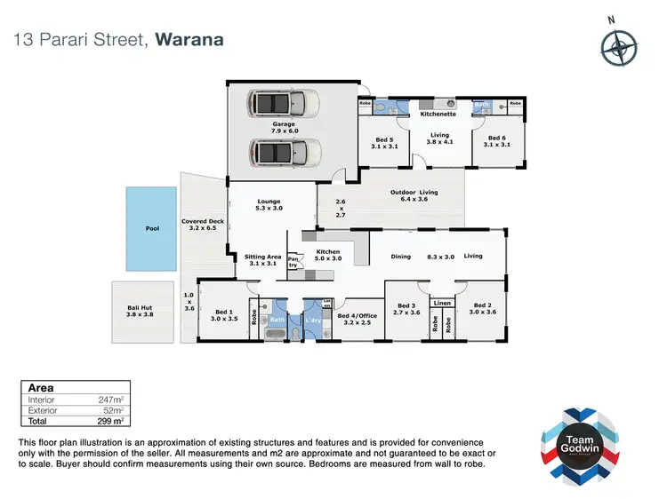 Floorplan of Homely house listing, 13 Parari Street, Warana QLD 4575