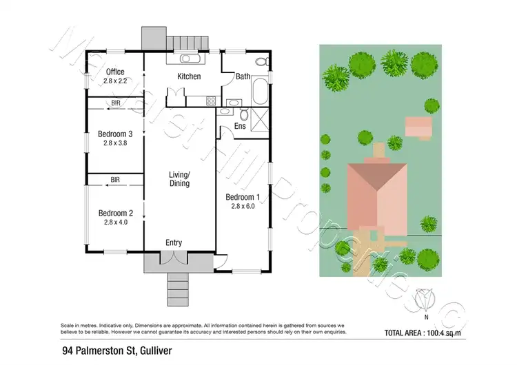 Floorplan of Homely house listing, 94 Palmerston Street, Gulliver QLD 4812
