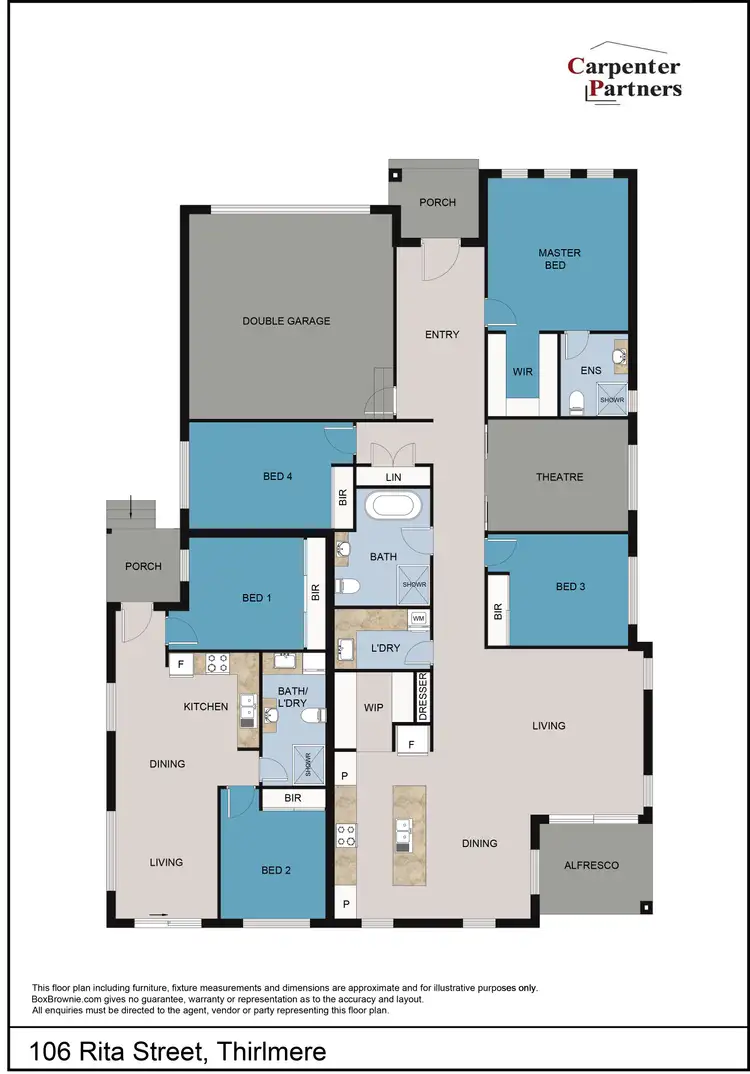 Floorplan of Homely house listing, 106 Rita Street, Thirlmere NSW 2572