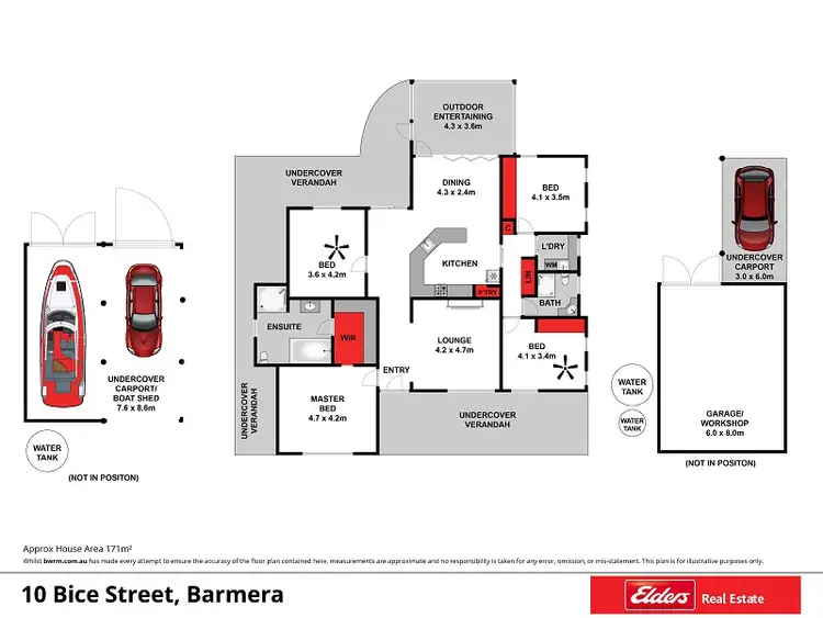 Floorplan of Homely house listing, 10 Bice Street, Barmera SA 5345