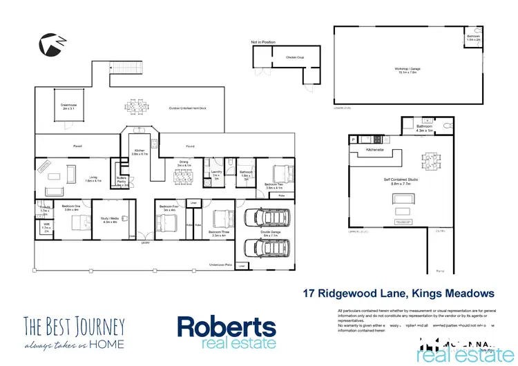 Floorplan of Homely house listing, 17 Ridgewood Lane, Kings Meadows TAS 7249