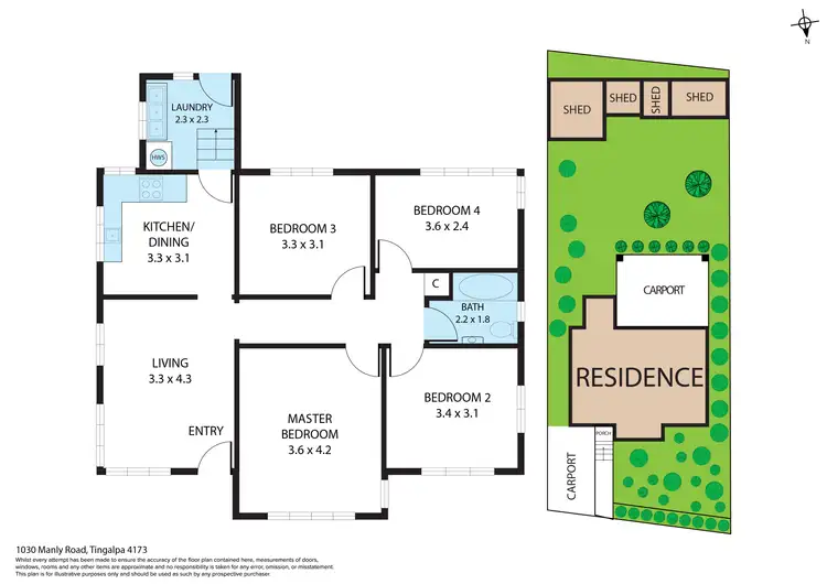 Floorplan of Homely house listing, 1030 Manly Road, Tingalpa QLD 4173