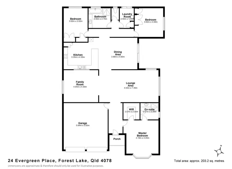 Floorplan of Homely house listing, 24 Evergreen Place, Forest Lake QLD 4078